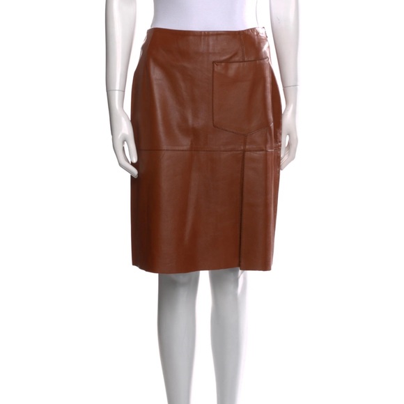 MaxMara Dresses & Skirts - Gorgeous  ! Rare! Authentic buttery soft Leather Skirt (6) *great for fall*